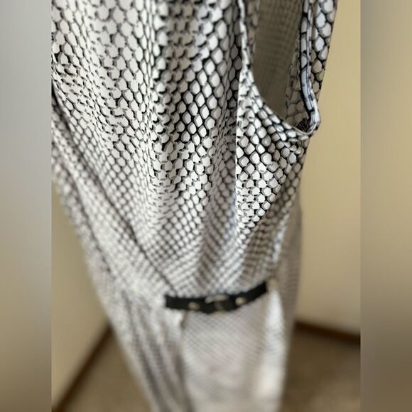 Michael Michael Kors plus size faux wrap dress with leather detail 1X - Picture 3 of 9